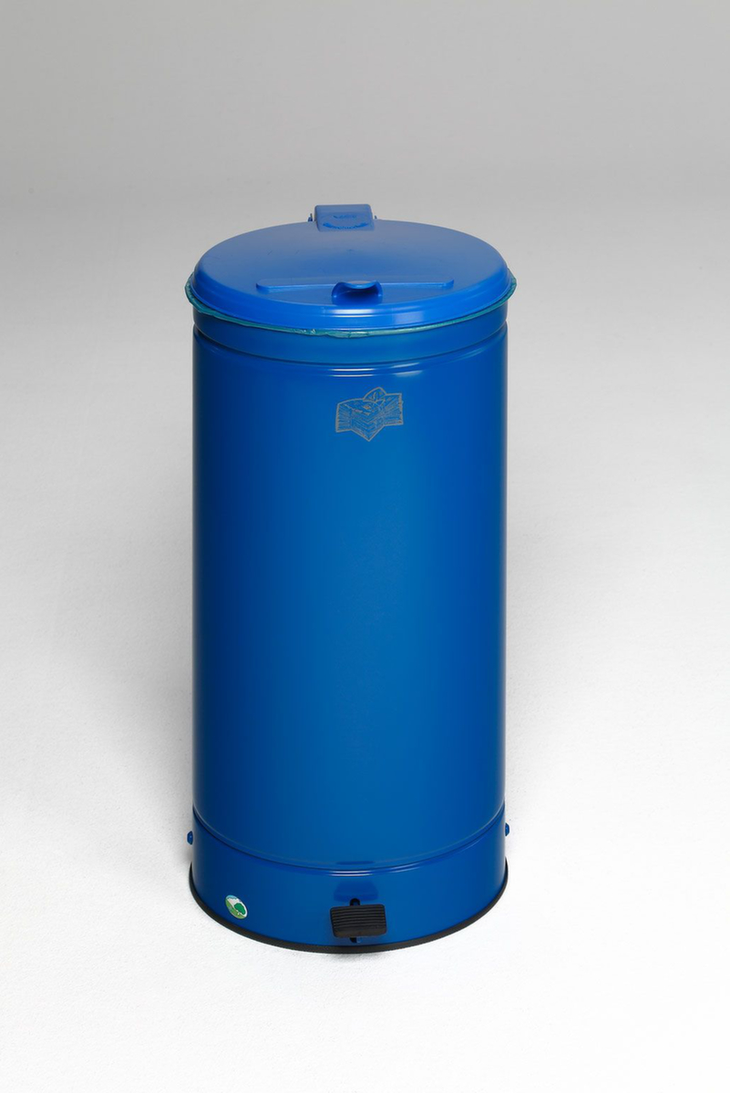 VAR Abfallbehälter GVA mit Fußpedal, 66 l, blau Standard 1 ZOOM