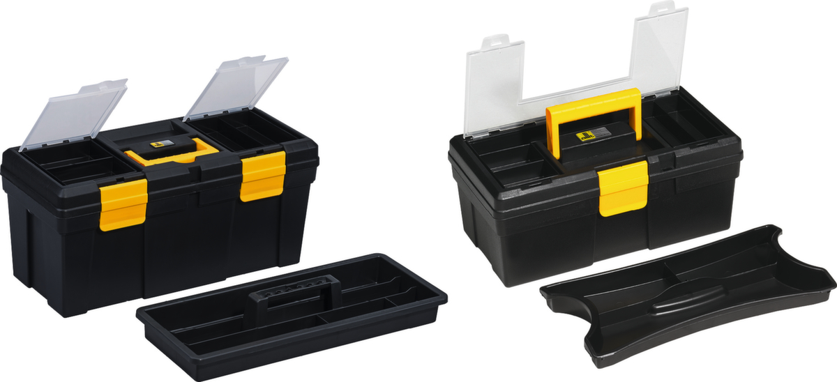 Allit Werkzeugkasten McPlus aus PP in schwarz/gelb Standard 1 ZOOM