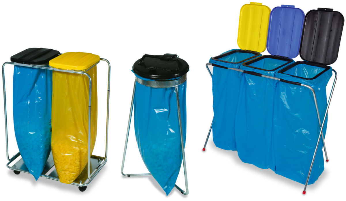 Müllsackständer mit bis zu 3 Sammeleinheiten