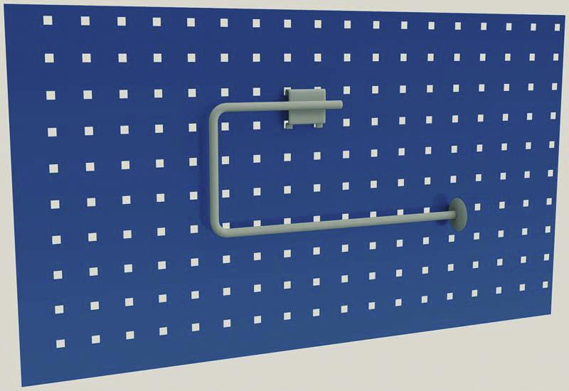 Treston Papierrollenhalter für Lochplatte Standard 1 ZOOM