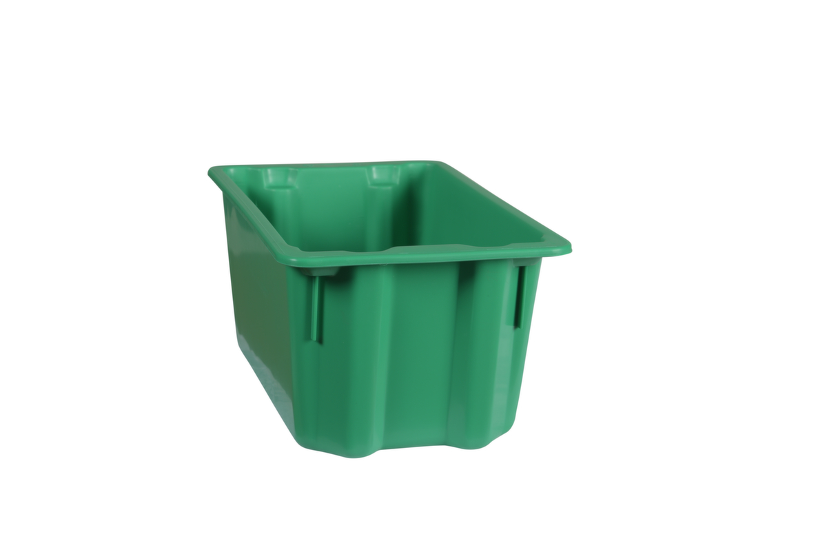 Drehstapelbehälter, grün, Inhalt 13 l Standard 1 ZOOM