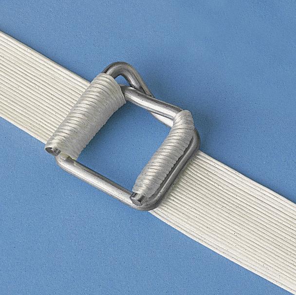 Verschlussklammern für Textil-Umreifungsband, für Bandbreite 12 - 13 mm Detail 1 ZOOM