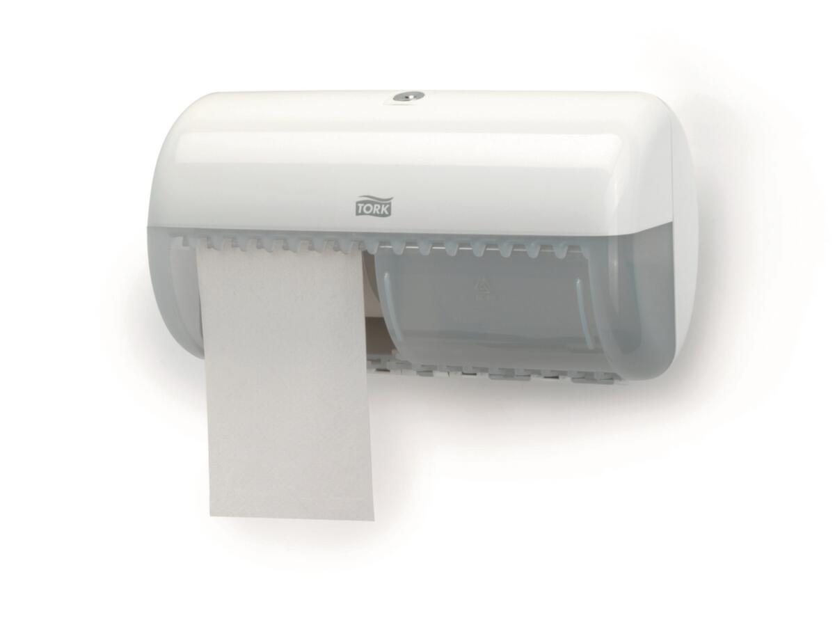Toilettenpapierspender für 2 Rollen, ABS, weiß Standard 1 ZOOM
