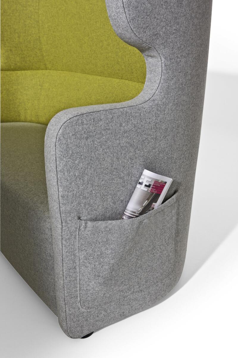 Bisley Sessel/Sofa Vivo mit Seitentaschen Detail 1 ZOOM