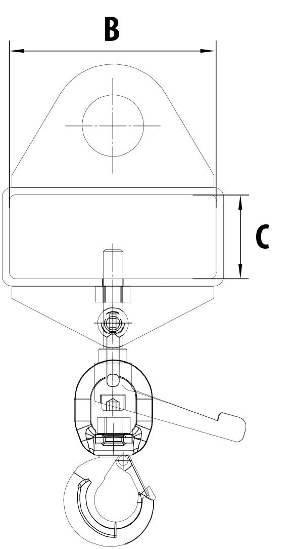 Bauer Lasthaken-Aufsatz mit 1 oder 2 Gabeltaschen Standard 3 ZOOM