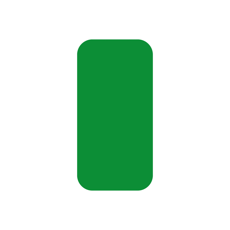 EICHNER Klebesymbol, Rechteck, grün Standard 1 ZOOM