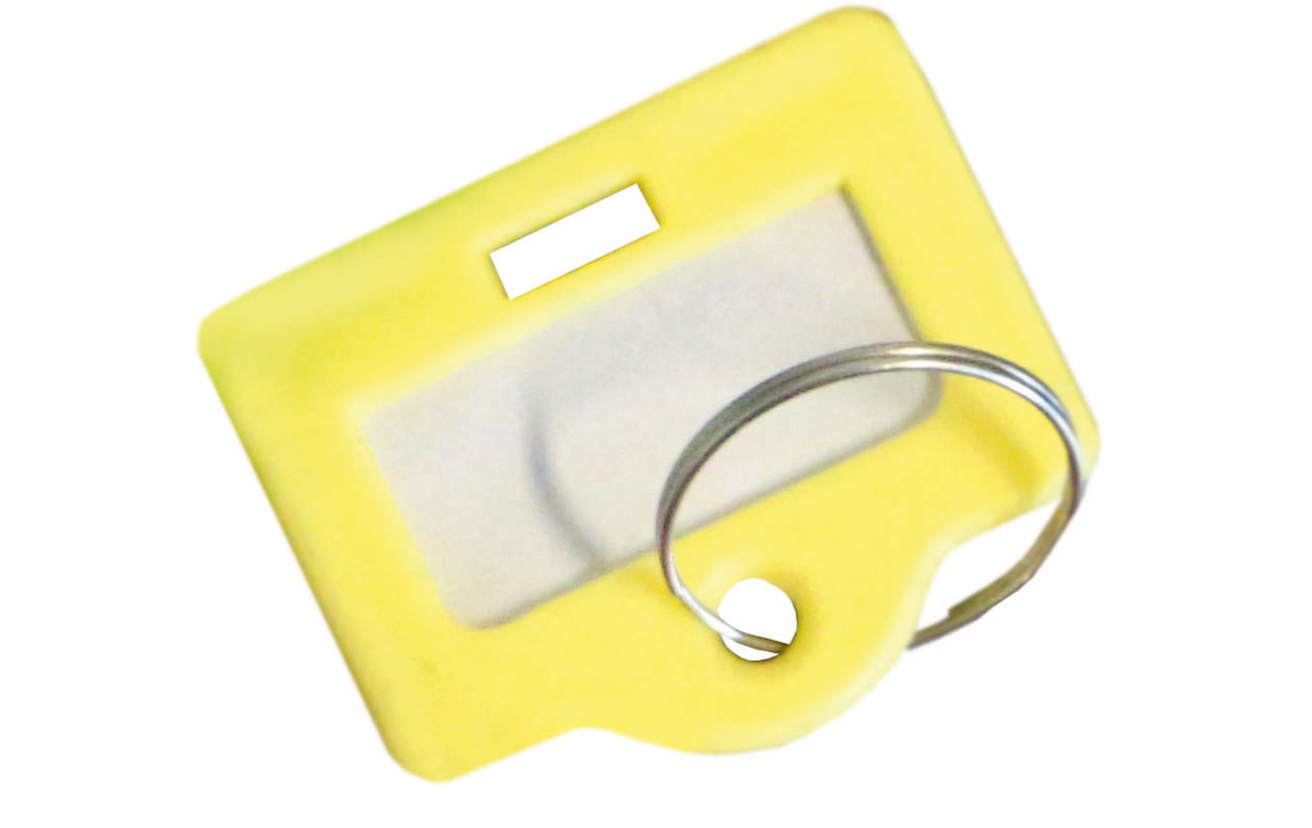 Schlüsselanhänger für Schlüsselschrank, gelb Standard 1 ZOOM