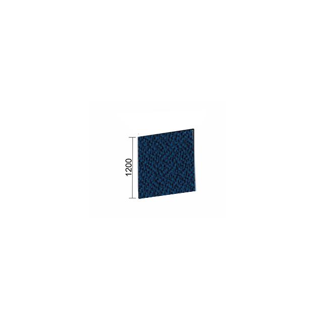 Gera Schallabsorbierende Stellwand Pro, Höhe x Breite 1200 x 1600 mm, Wand blau