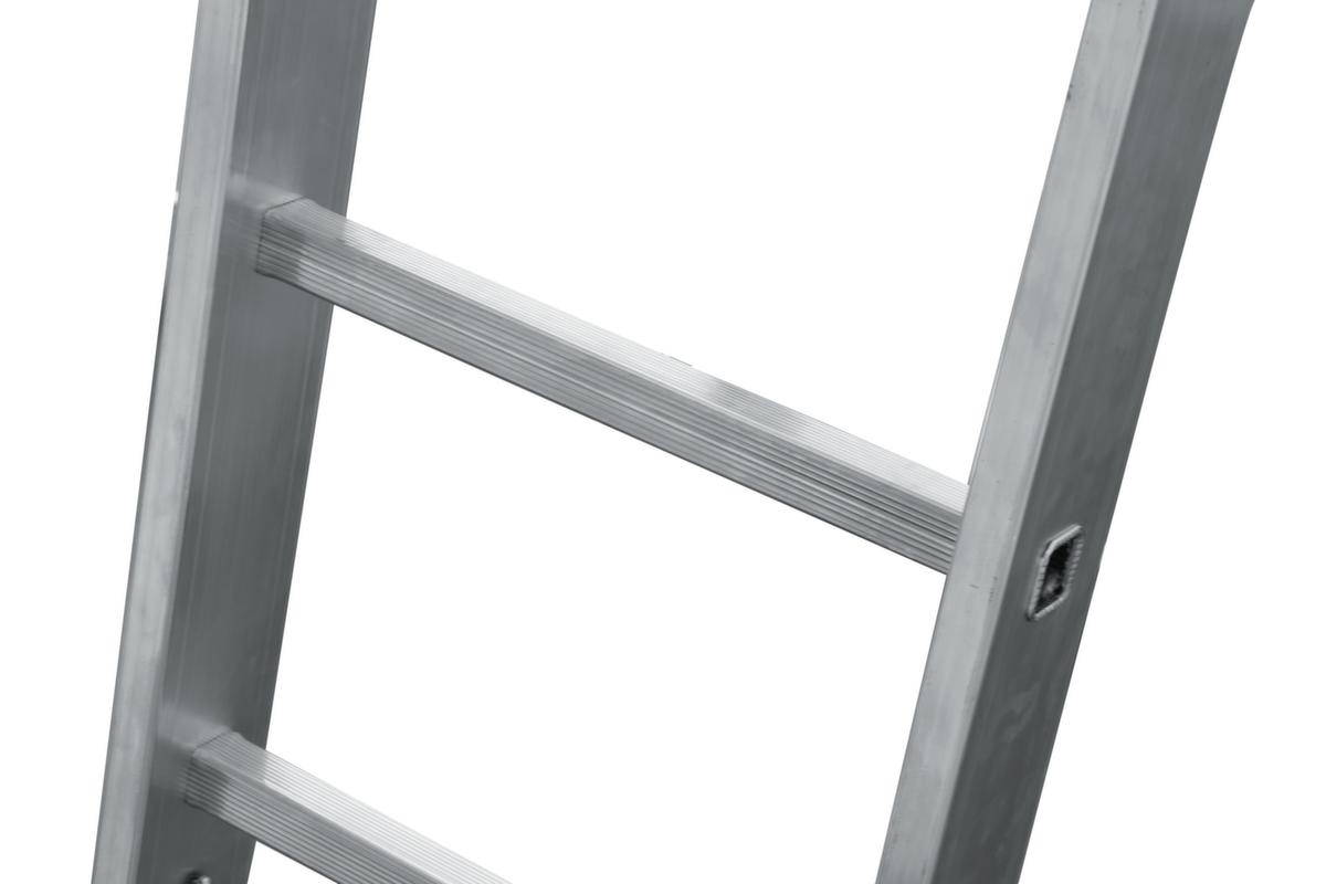 Krause Mehrzweckleiter STABILO® Professional +S mit Sprossen und Stufen, 2 x 9 rutschsicher profilierte Sprossen und Stufen Detail 4 ZOOM