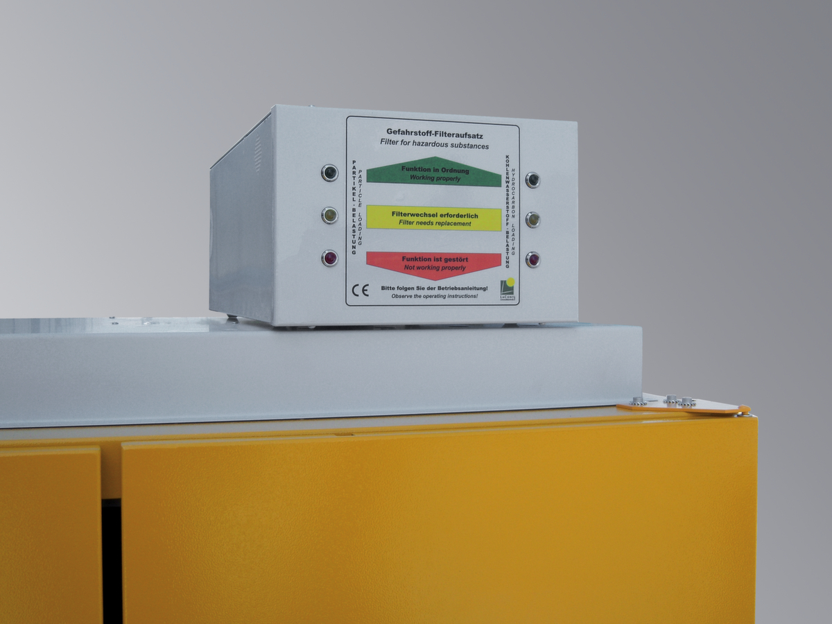 Lacont Aufsatzadapter storeLAB für Umluftsystem mit Filter für Gefahrstoffschrank Standard 1 ZOOM