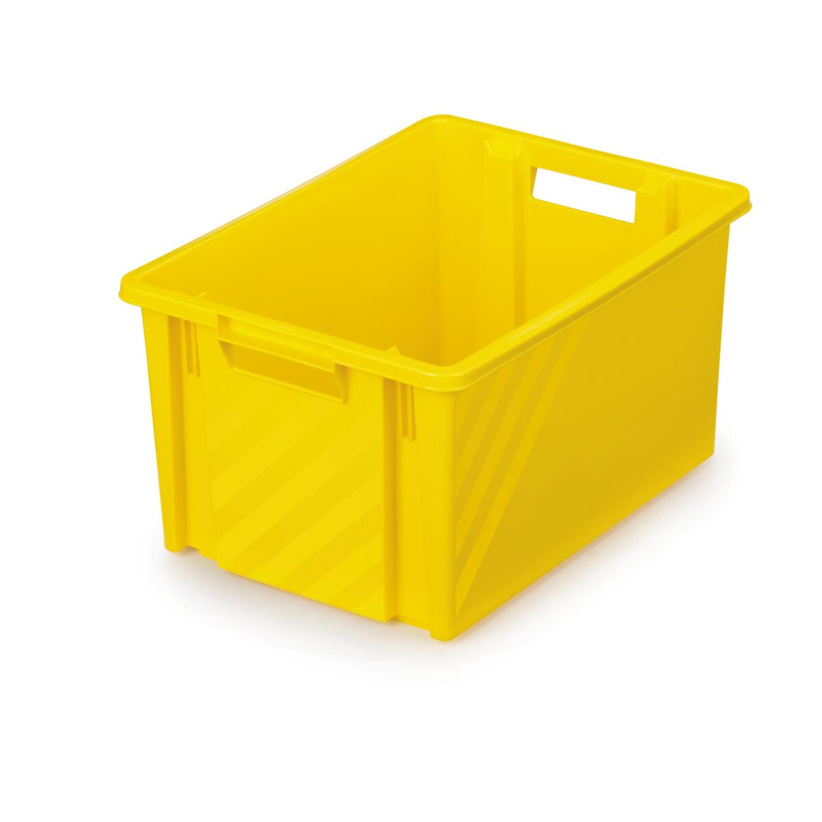Drehstapelbehälter, gelb, Inhalt 18 l Standard 1 ZOOM