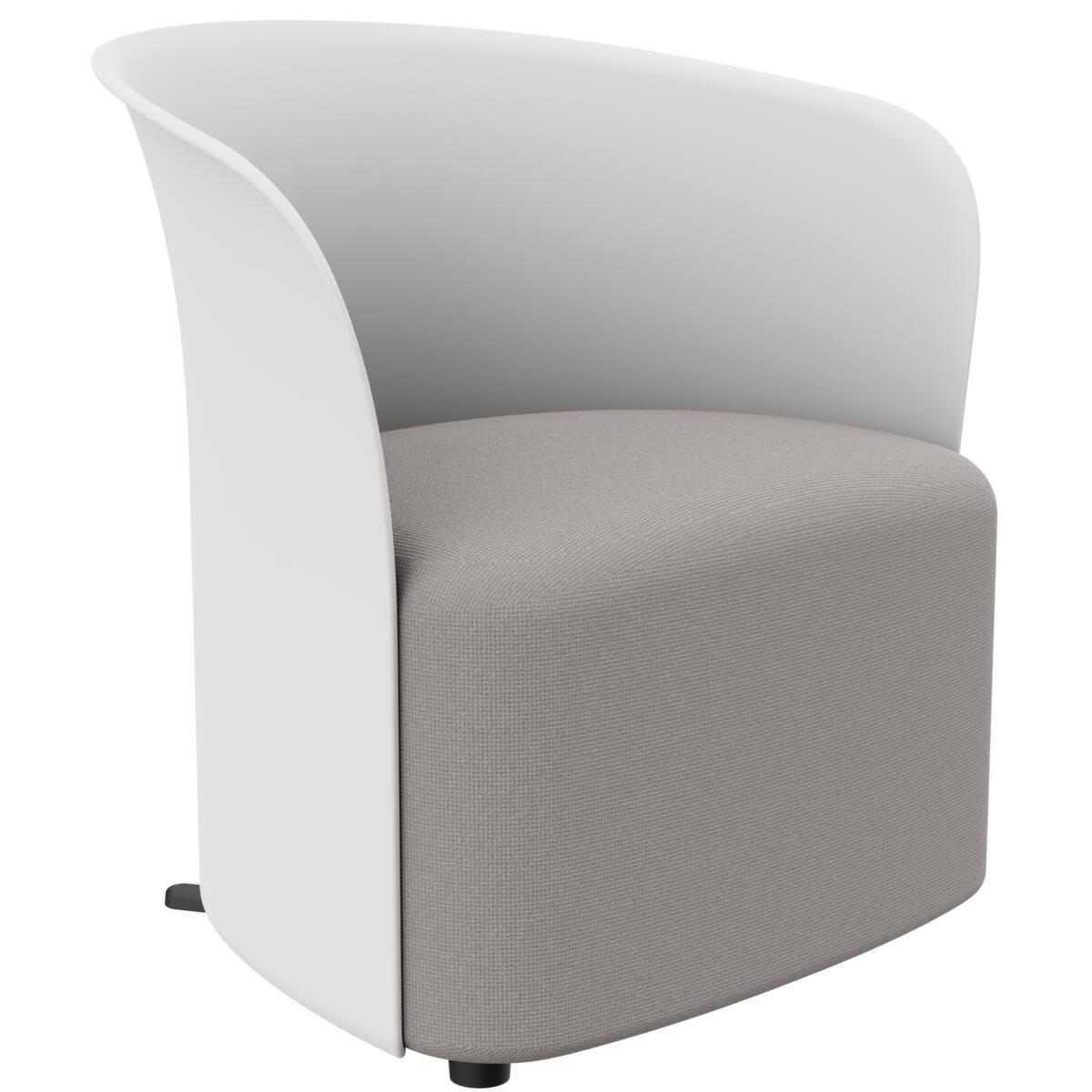 Paperflow Sessel CROWN mit komfortabler Sitzschale Standard 2 ZOOM