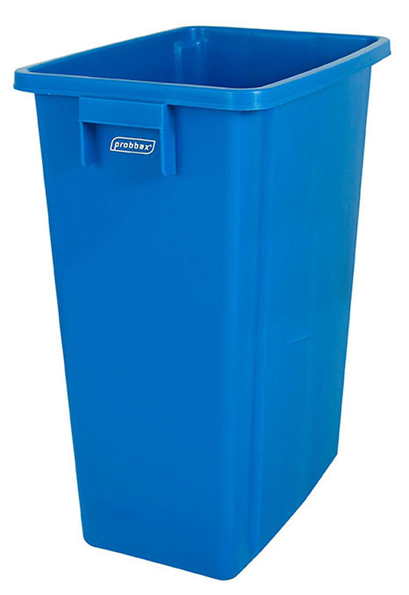 Offener Wertstoffsammler probbax®, 60 l, blau Standard 1 ZOOM