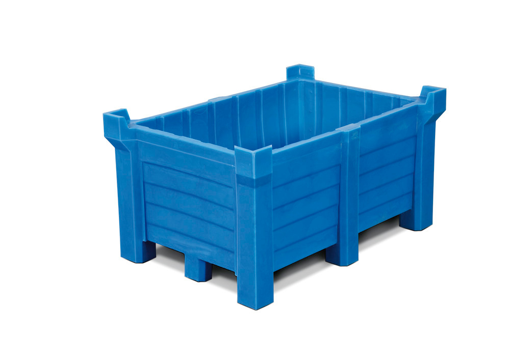 Stapelbehälter, blau, Inhalt 90 l Standard 1 ZOOM