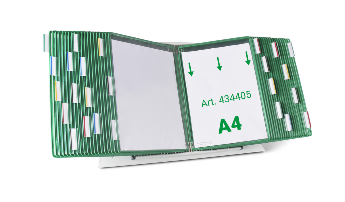 tarifold Tisch-Sichttafelsystem, mit 40 Sichttafeln in DIN A4 Standard 1 ZOOM