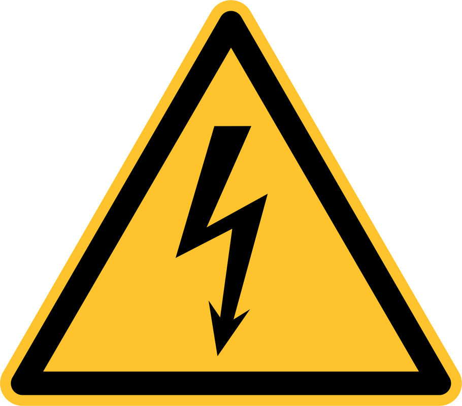 Warnschild vor elektrischer Spannung, Aufkleber Standard 1 ZOOM