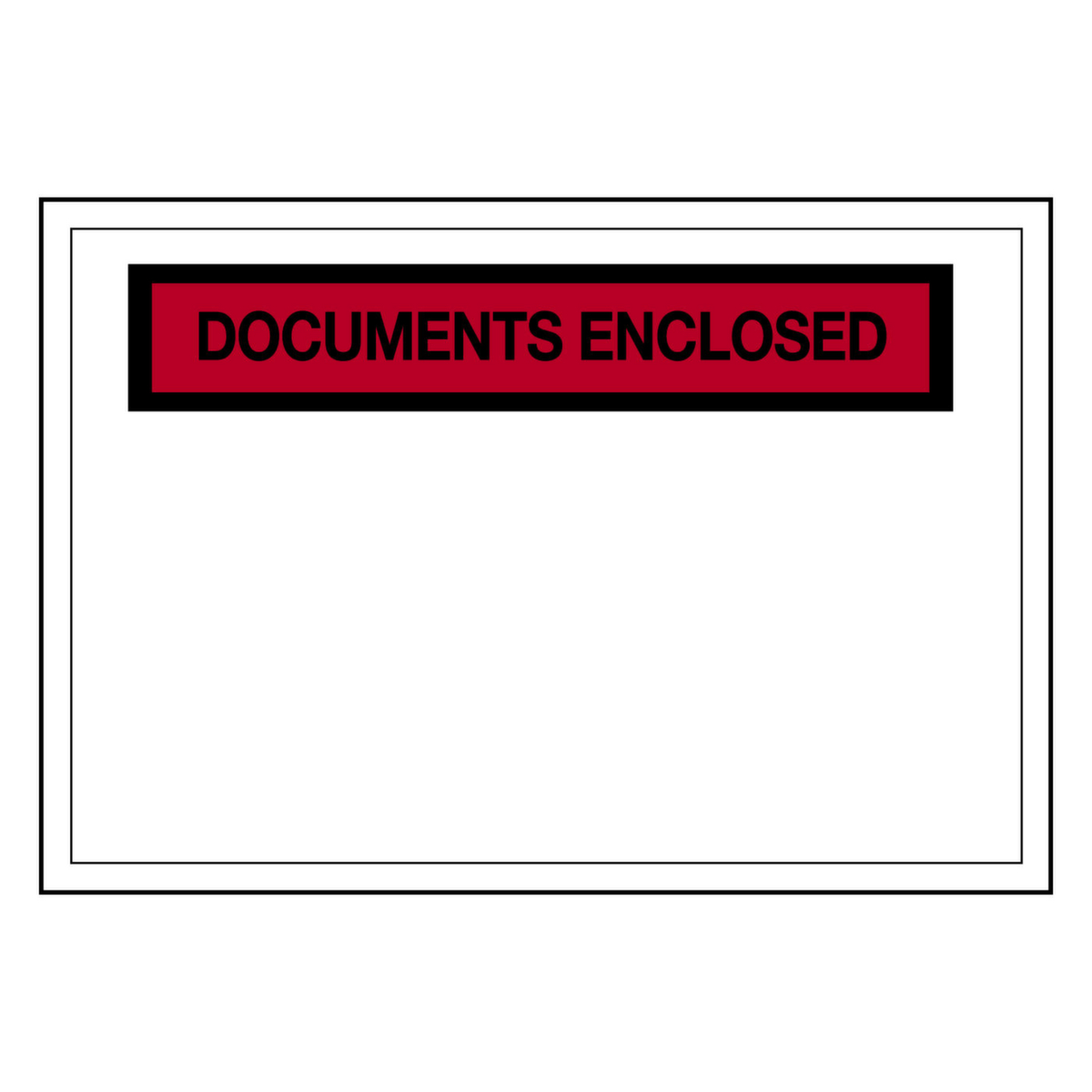 Raja Dokumententasche "Documents enclosed", DIN A6 Standard 1 ZOOM