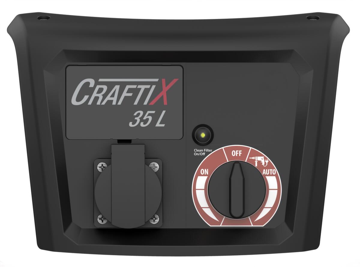 Sicherheitssauger CraftiX mit Steckdose Detail 1 ZOOM