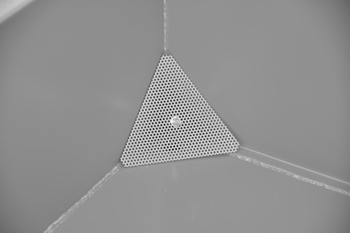 Bauer Späne-Kippbehälter mit Abrollmechanismus Detail 2 ZOOM