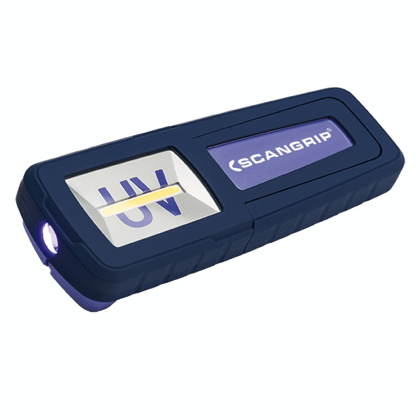 Scangrip Akku-Handleuchte UV-FORM mit ultraviolettem Licht Standard 2 ZOOM