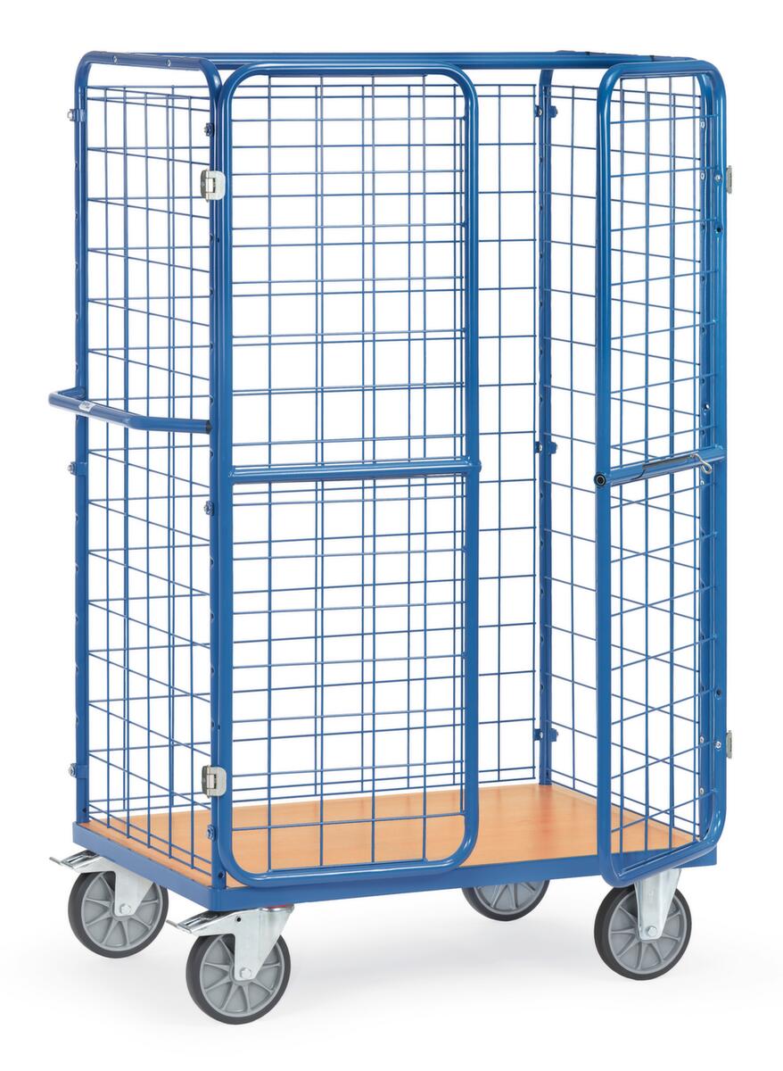 fetra Paketwagen mit Gitterwänden, Traglast 600 kg Standard 1 ZOOM