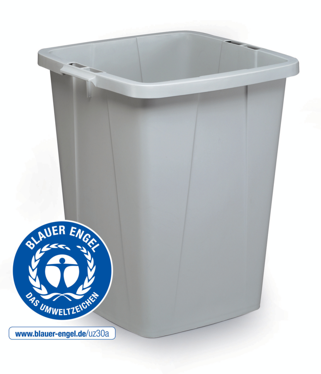 Durable Abfallbehälter DURABIN® ECO, 90 l, grau Detail 1 ZOOM