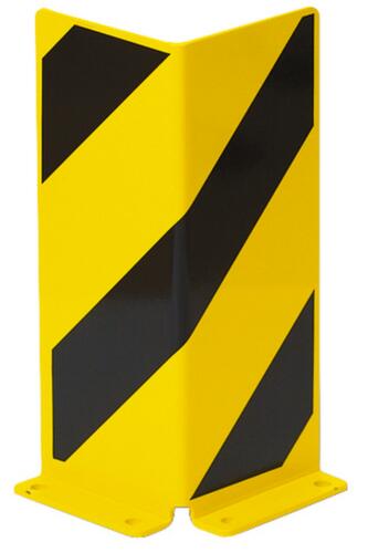 Moravia Butée de protection BLACK BULL en angle, hauteur x largeur 400 x 160 mm