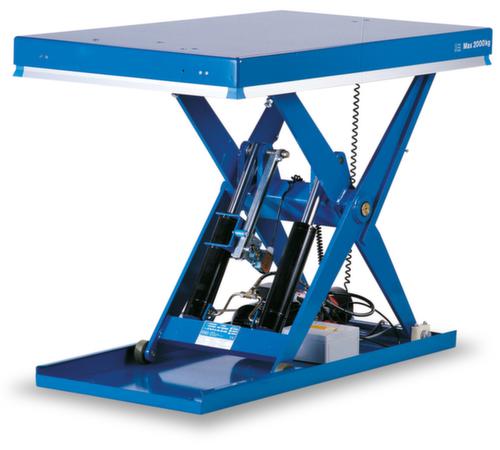 Table élévatrice avec plateforme fermée, 500 kg force, 1800x800 mm  L