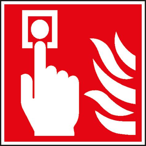 Panneau incendie SafetyMarking® détecteur d'incendie manuel, panneau d'information, à longue postluminescence  L