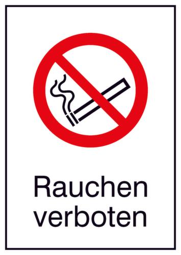 Panneau d'interdiction Défense de fumer, étiquette, Standard  L