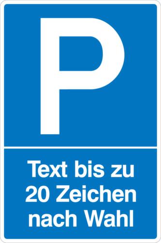 Panneau de parking, panneau d'information  L