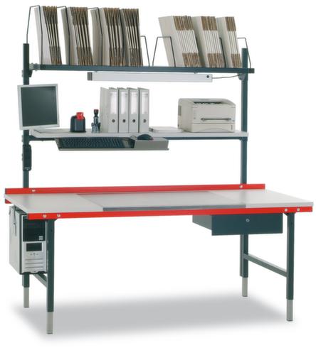 Rocholz Support en acier inoxydable 2000 pour table d'emballage, largeur x profondeur 1000 x 800 mm  L