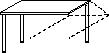 Gera Angle de liaison anguleux Milano avec 3 pieds d'appui, largeur x profondeur 800 x 800 mm, plaque érable  L