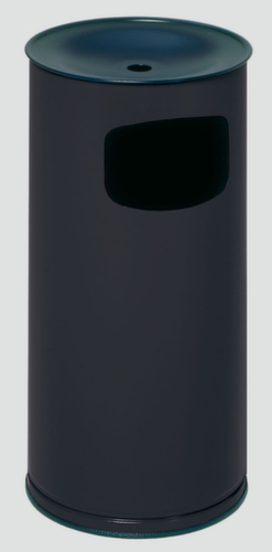 VAR Cendrier poubelle H 71 K, RAL7021 gris noir  L