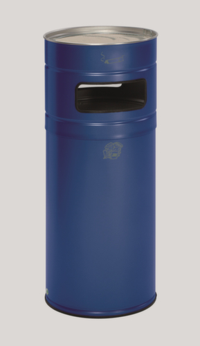 VAR Cendrier poubelle H 100, RAL5010 bleu gentiane