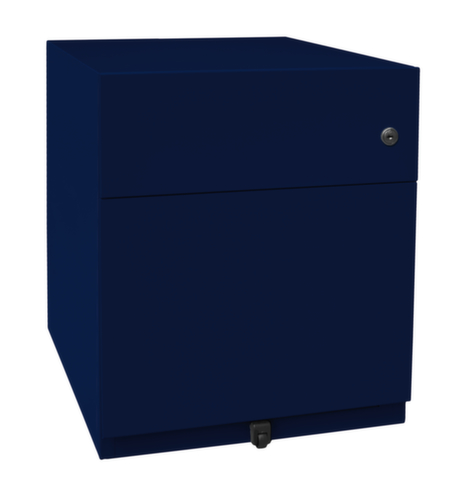 Bisley Conteneur à roulettes Note avec tiroir HR, 1 tiroir(s), bleu Oxford/bleu Oxford  L