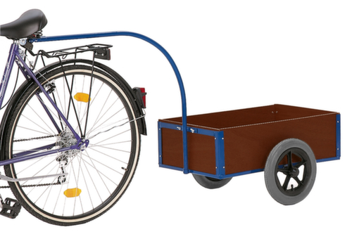 Rollcart Remorque à vélos avec parois latérales, force 0,15 t, plateau longueur x largeur 700 x 425 mm  L