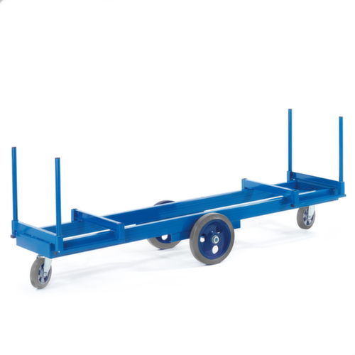 Rollcart Chariot pour charges longues, force 2000 kg, plateau longueur x largeur 2000 x 600 mm  L