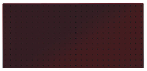 bott Plaque perforée, hauteur x largeur 457 x 1981 mm, RAL3004 rouge pourpre  L