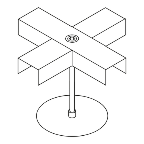 Connecteur transversal pour plancher plat  L