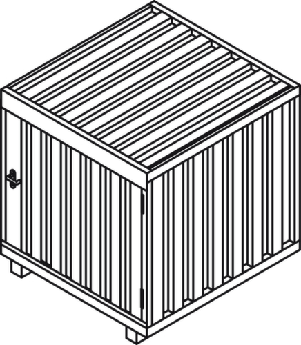 Säbu Box de stockage avec toit relevable  L