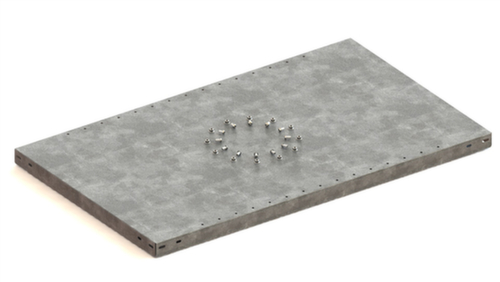 META Tablette FIX pour rayonnage à boulonner type standard, largeur x profondeur 1000 x 600 mm  L