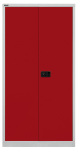 Bisley Armoire de classement Universal, 4 hauteurs des classeurs, gris clair/rouge cardinal
