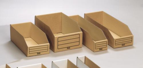 Raja bac compartimentable en carton  L