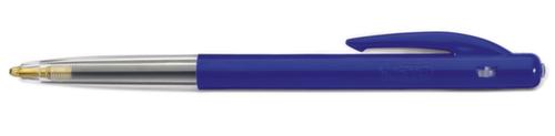 BIC® Stylo à bille M10 Clic Fine, couleur de police bleu, tige bleu/transparent  L