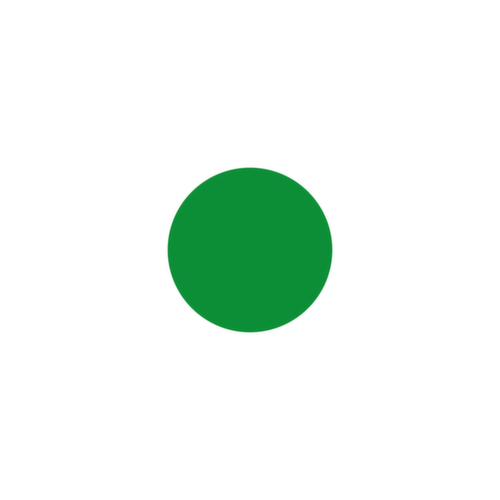 EICHNER Symbole à coller, cercle, vert  L