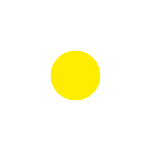 EICHNER Symbole à coller, cercle, jaune  L
