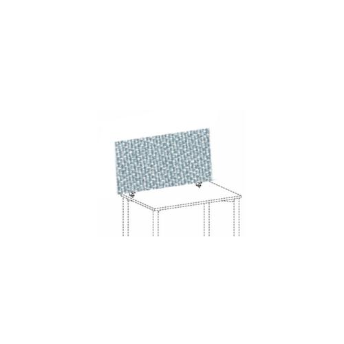 Gera Cloison de table insonorisante Pro, hauteur x largeur 600 x 1800 mm, paroi gris