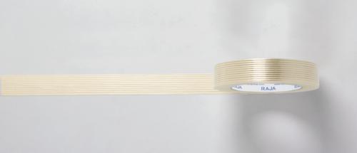 Raja Ruban de filaments renforcé dans le sens de la longueur, longueur x largeur 50 m x 25 mm  L