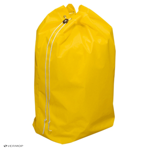 Vermop Sac poubelle en nylon pour chariot de nettoyage, 120 l, jaune  L